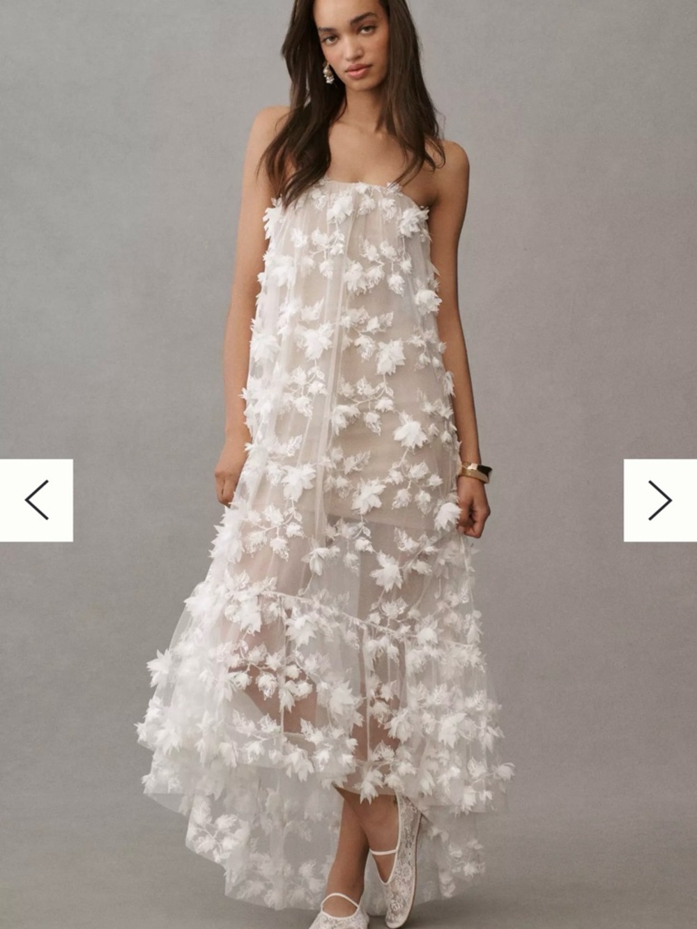 Helsi Athena Strapless Sheer Midi Dress